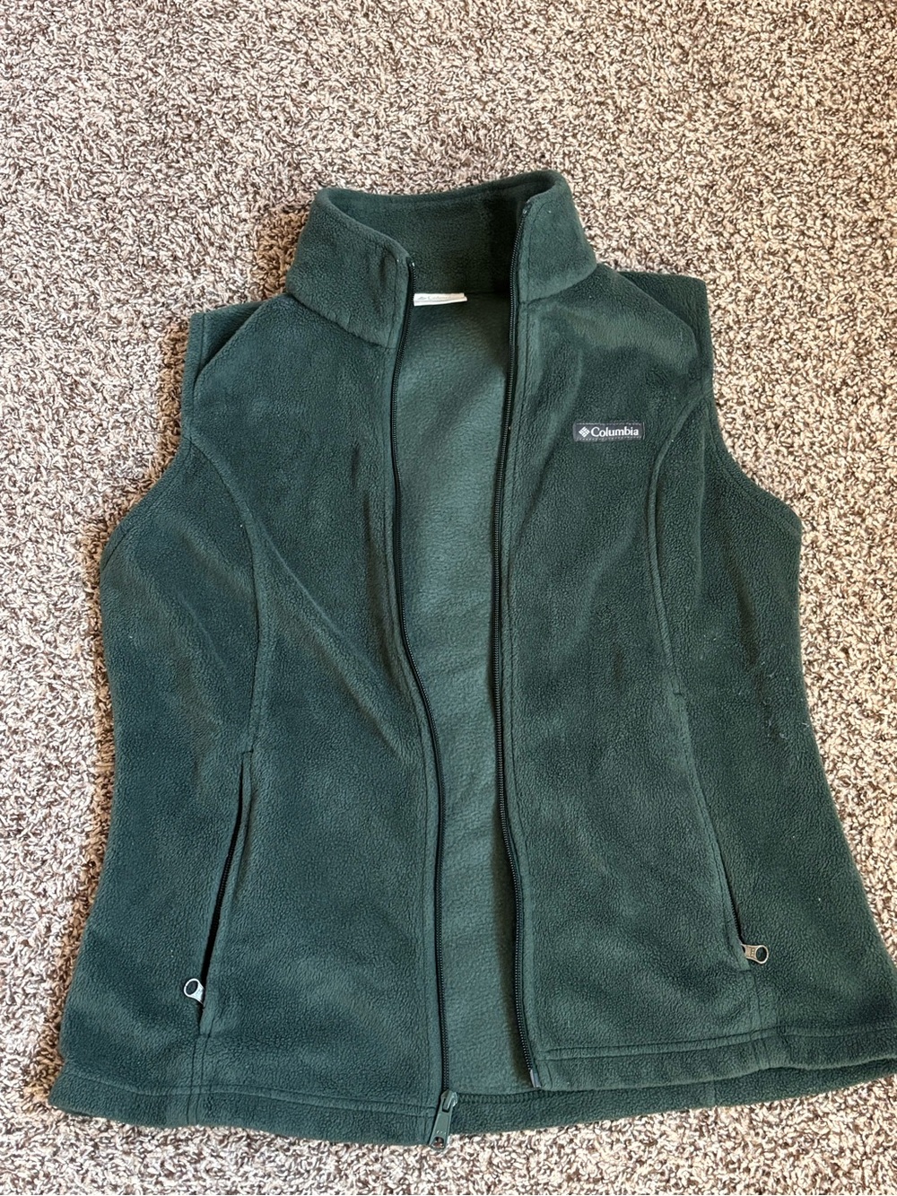 Columbia Women's Green Fleece Vest